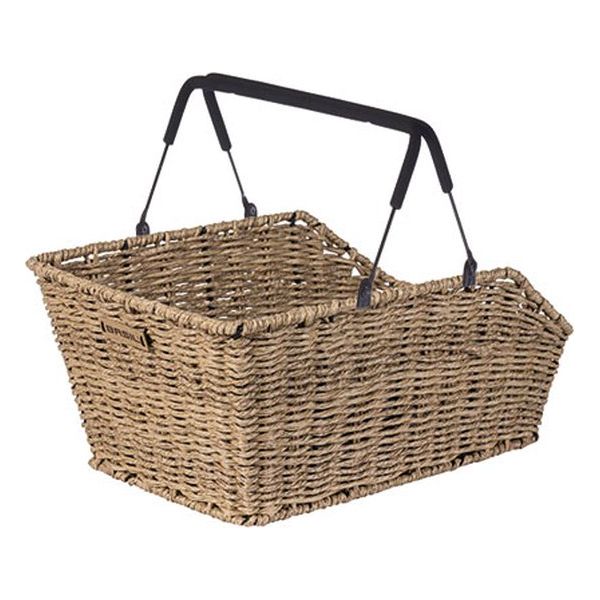 Fietsmand Cento Rattan Look met MIK-systeem - Seagrass