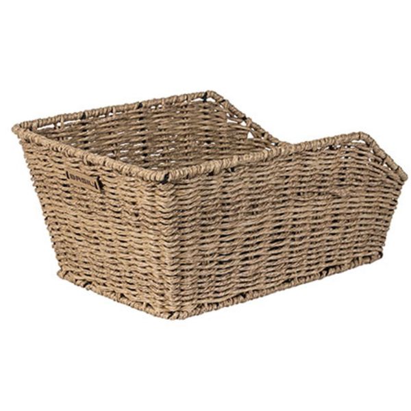 Panier à vélo Cento Rattan Look avec système WSL - Seagrass 